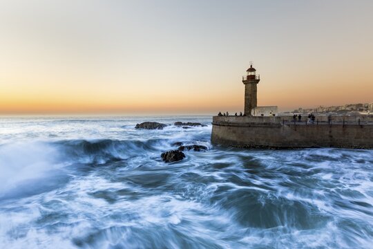 Lighthouse Foz do Douro, Grande Porto, Norte, Portugal