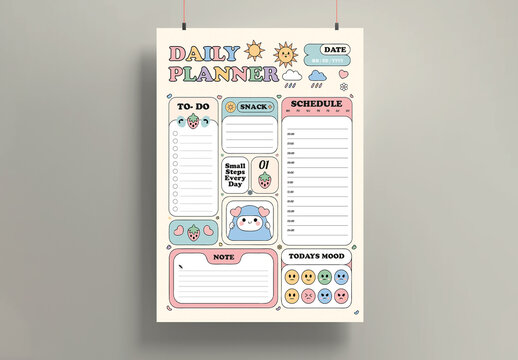 Daily Planner Template