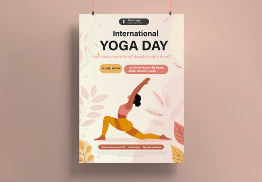 Yoga Day Poster Template