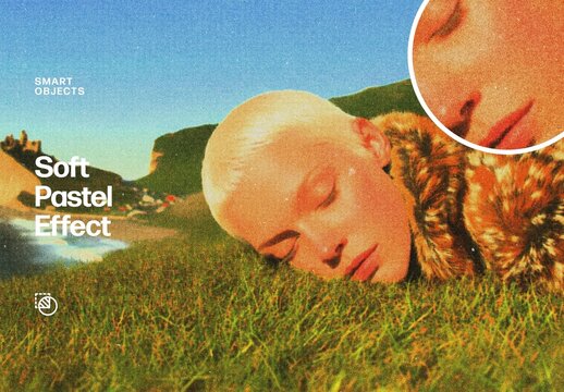 Soft Pastel Photo Effect For Poster And Social Media Design