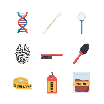 Crime scene forensic evidence collection tools