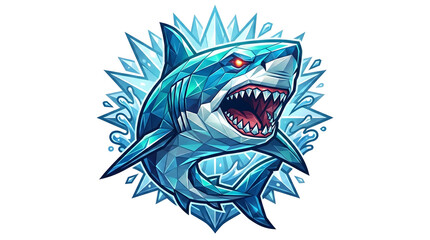 Obraz premium head of a fish shark
