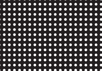 Black Polka dot seamless pattern. Polka dot Texture background. Black Dotted pattern. White seamless pattern with white polka dots. © Sonali
