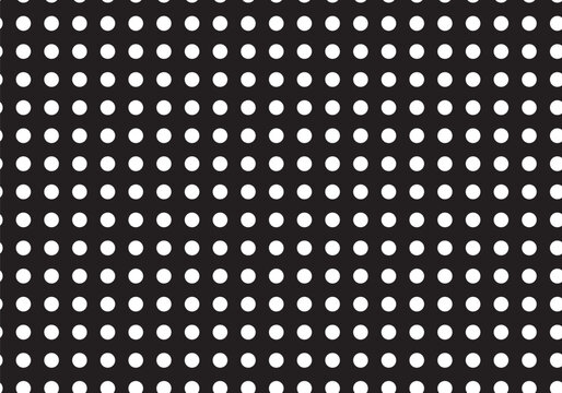 Black Polka dot seamless pattern. Polka dot Texture background. Black Dotted pattern. White seamless pattern with white polka dots.