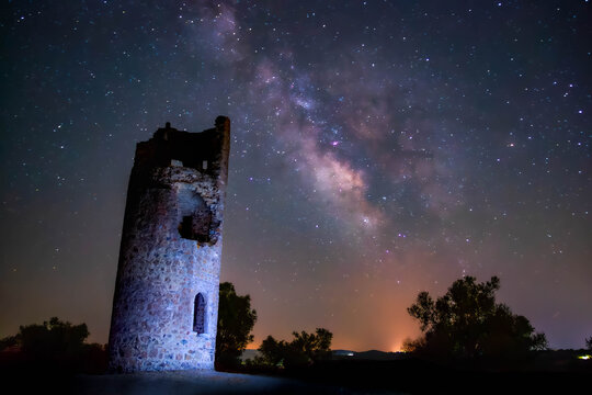 Atalaia Magra - Alentejo - castle in the night sky