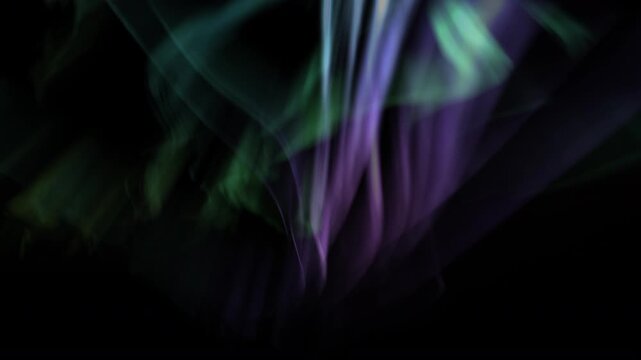 Northern Lights Animated Delight Purple and Green Loop