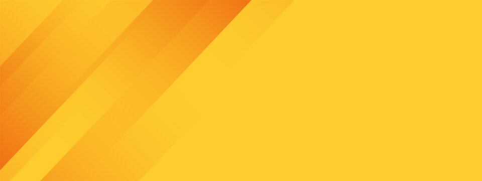 Abstract Yellow and Orange Colored Background with Diagonal Stripes. Vector Geometric Minimal Pattern. Modern Sleek Texture