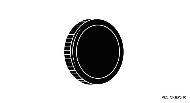 Black camera lens close up view.