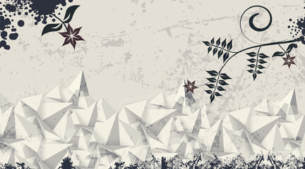 This artwork is a luxury 3D jewel-themed wallpaper mural, blending romantic wildlife elements with opulent, jewelry-inspired graphics. It is commonly used as a glamorous accent wall backdrop in luxury © sushma