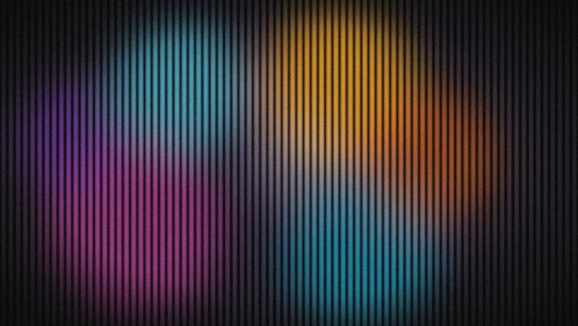 Retro CRT Scanline Texture with Colorful Abstract Neon Light Glow