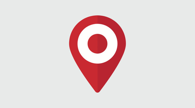 Target retail store logo pin icon.
