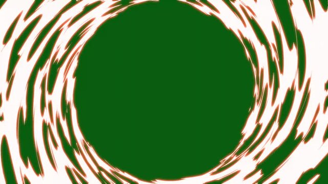 Flash FX spiral red energy transition animation on green screen. hand drawn lightning bursts, 2D cartoon flash fx energy animation, explosive cartoon energy effects. transparent background 4k video