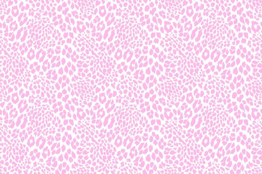 Pink leopard print pattern background texture