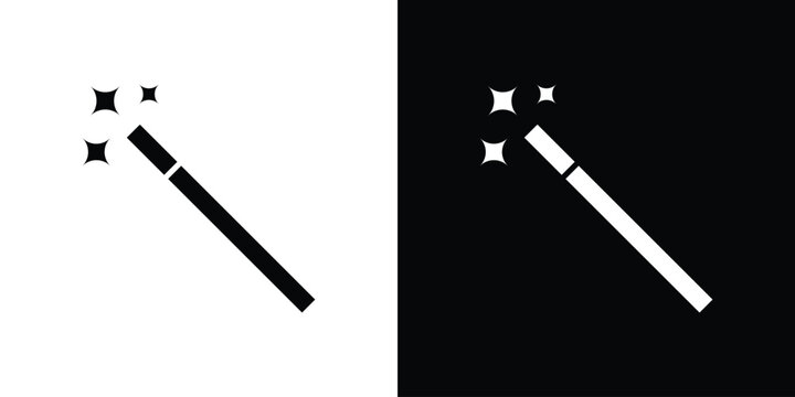 Magic icon symbols clipart flat designs