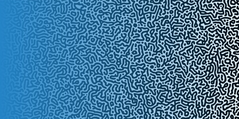 Abstract Blue Turing Pattern Background © ZA DESIGN