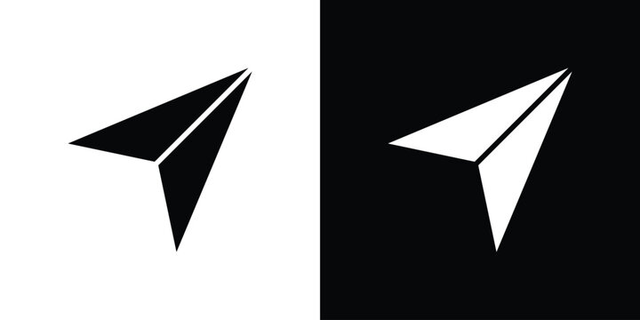 Send icon symbols clipart flat designs