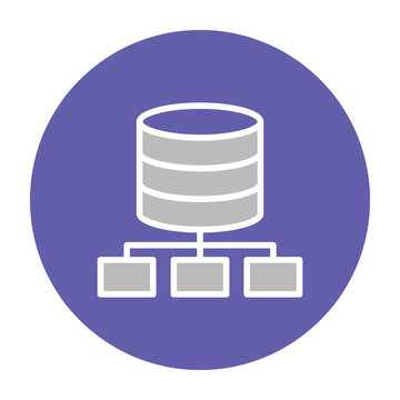 Database server with connected storage nodes
