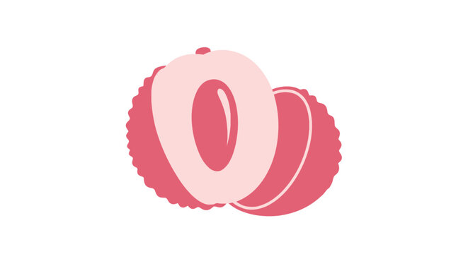 Pink donut with bite taken out.