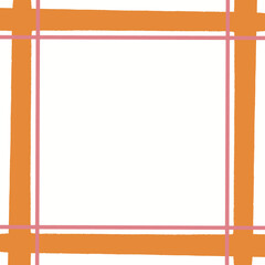 Fototapeta premium Illustration of a square-shaped frame. Suitable for use as a photo frame or for creating a seamless pattern.
