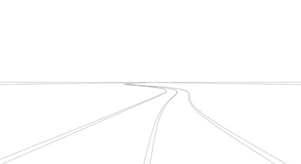 Railway Tracks Infrastructure Transportation System. © Bilal