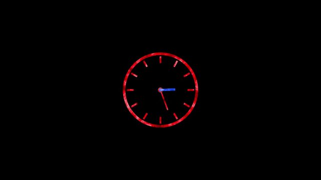 Analog Clock Timer Animation Countdown Stopwatch