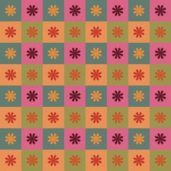 Fototapeta premium An illustration of a seamless floral pattern suitable for gift wrapping, clothing prints, and other designs.