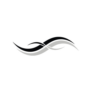 Black and white wave design 1.