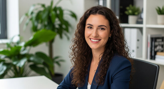 Cheerful professional businesswoman adjusting glasses and smiling at laptop perfect for joyful corporate workflow and positive online communication