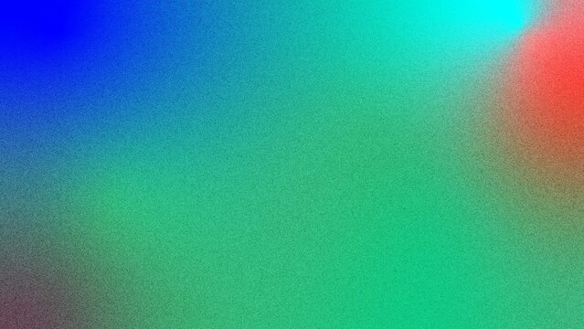 Gradient background presents a harmonious mixture of blue, cyan, green, and red tones enhanced by a grainy texture that delivers a sophisticated visual appeal for diverse screen based applications.