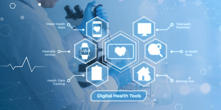 Modern digital health tools and technology solutions for remote patient monitoring and healthcare management