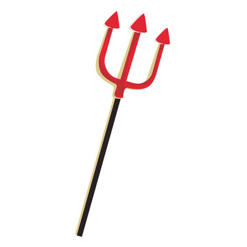 Halloween trident cartoon 2