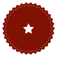 Red starry emblem
