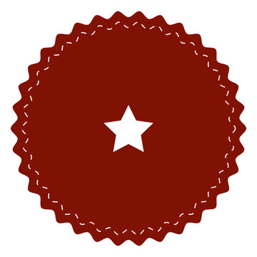 Red starry emblem