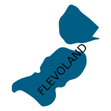 Flevoland province map