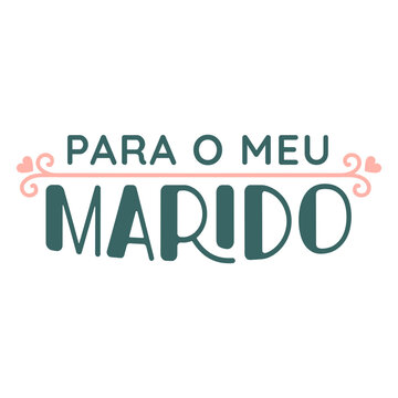 Valentine portuguese para o meu marido badge sticker