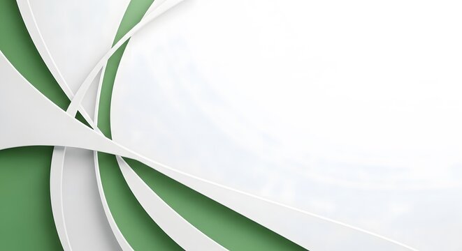 National Doctors' Day Green And White Abstract Medical Background Graphic
