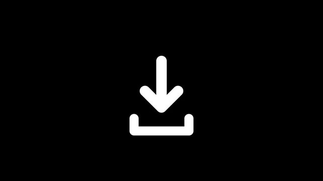  Download animation icon file download concept icon 
downloading icon in circle with arrow animated,