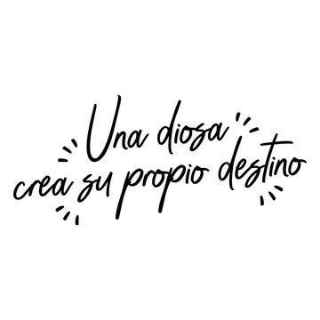 Diosa spanish affirmation quote