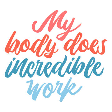 Body affirmation quote