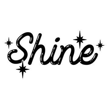 Shine Bubble Word