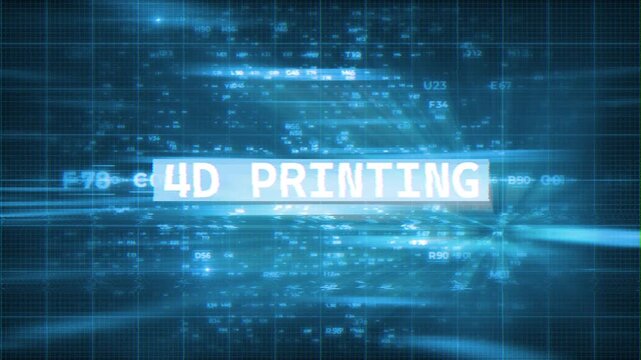 4D Printing HiTech Backgrounds V 07