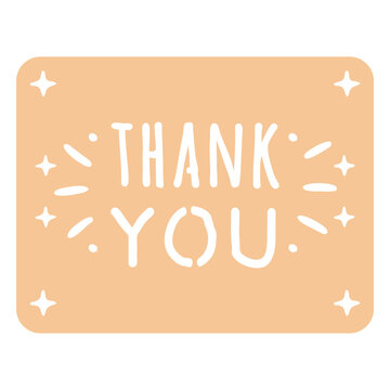Thank you quote cut out