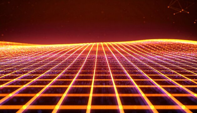 Streaming data, binary data, artificial intelligence concept