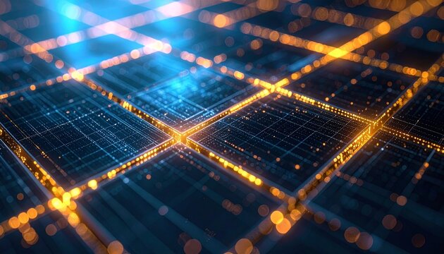 Streaming data, binary data, artificial intelligence concept
