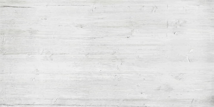 Natural white and whitewash wood plank background with realistic timber grain and a rustic wooden surface texture for tabletop product mockups and restaurant menu design