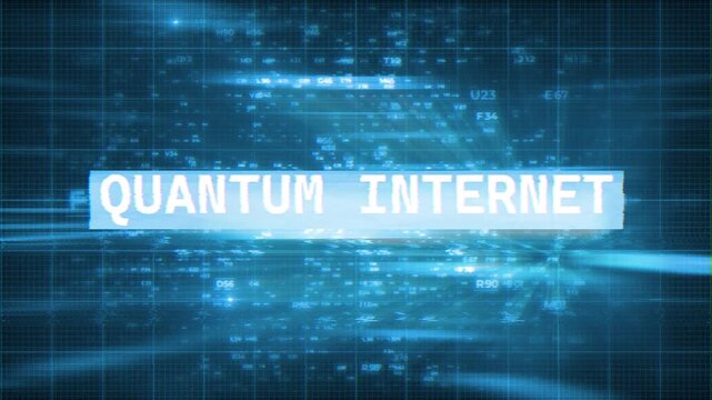 Quantum Internet HiTech Backgrounds V 07