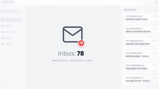 Email Inbox Notification Counter Increasing Rapidly