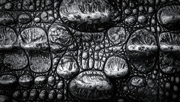 Close-up crocodile skin texture