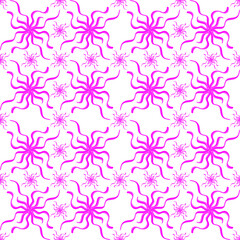 Fototapeta premium Abstract Floral Illustration Pattern
