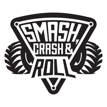 Smash crash &amp; roll logo